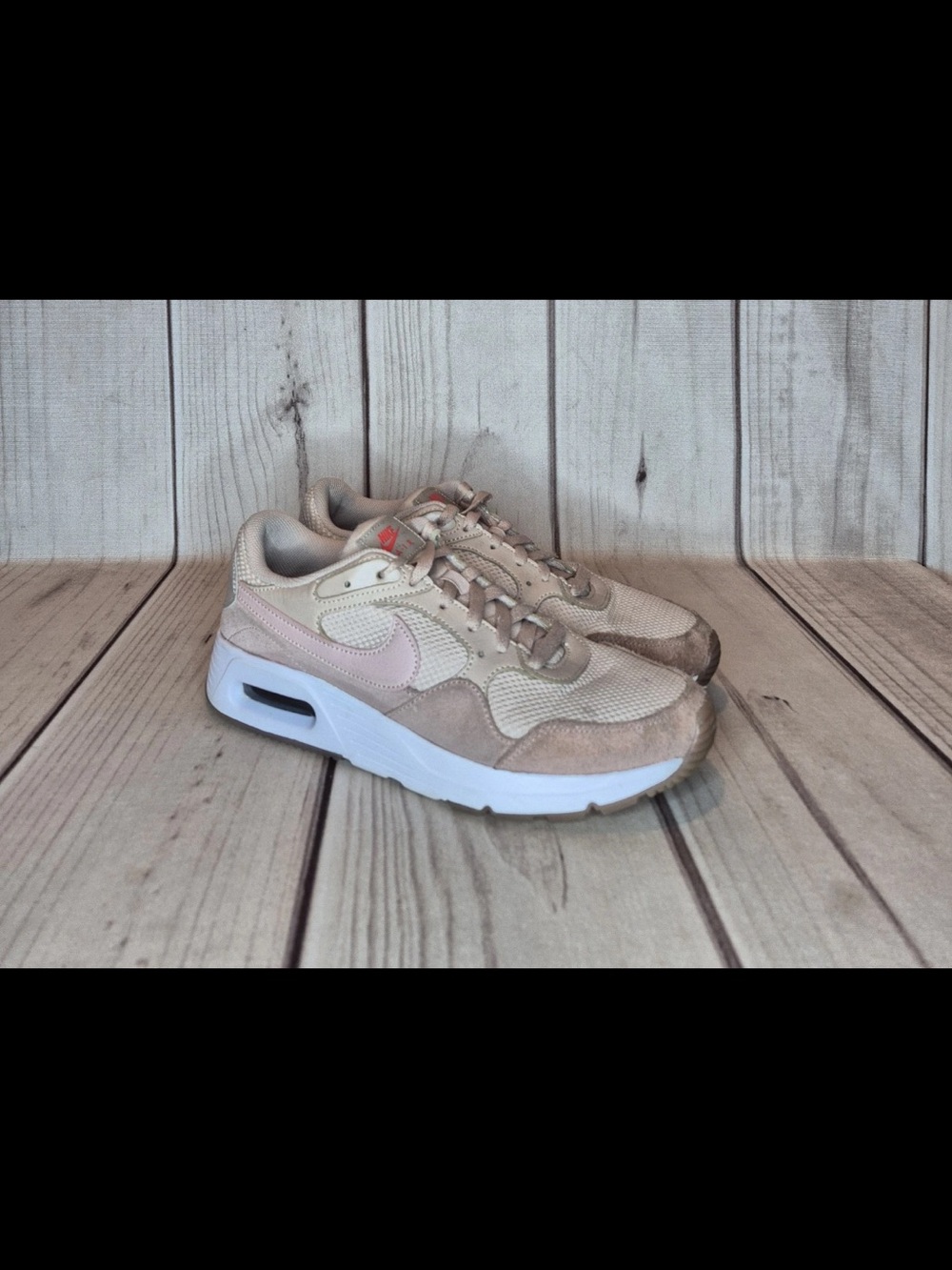 Nike Air Max SC Women's Size 11 Fossil Stone Pink Suede Sneakers Shoes